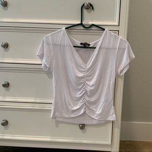 1. State v-neck white shirt
